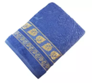 Полотенце 30*50 см гармония синее 6129010