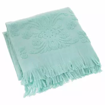 Полотенце ария 50*90 см изабель софт бахрома мятный