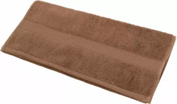 Полотенце ария 50*90 см миранда однотонное коричневое