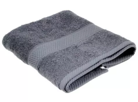 Полотенце ария 70*140 см миранда софт однотонное серый