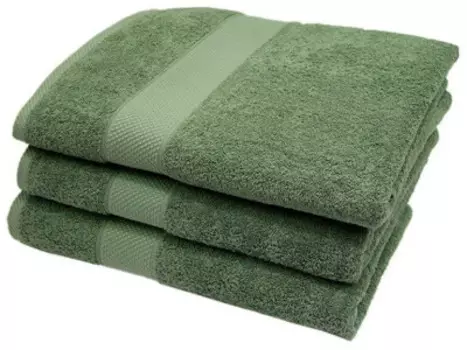 Полотенце ария 70*140см миранда однотонное зеленый