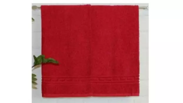 Полотенце белезза 30*70 см океан красный 04-088