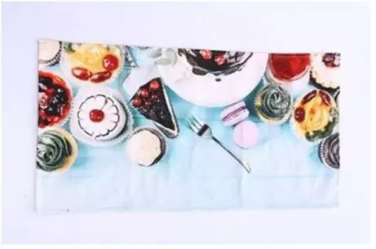 Полотенце цифровая печать 38*72 сладкоешка