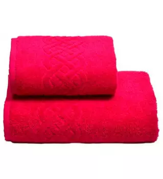 Полотенце дм 50*90см плейт красный пл-2601-01933