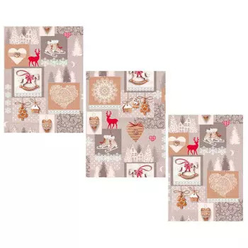 Полотенце из рогожки на хангере лапландия 35*60