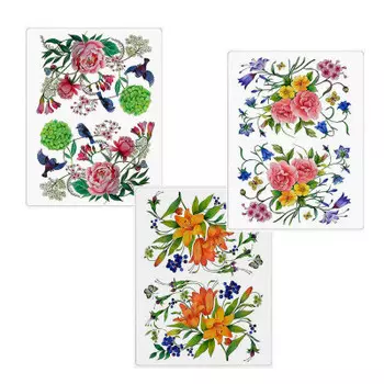 Полотенце кухонное мультидом 48*62см акварель мт71-111