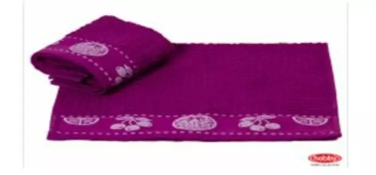 Полотенце махровое 30 x30 meyve bahcesi фиолетовый