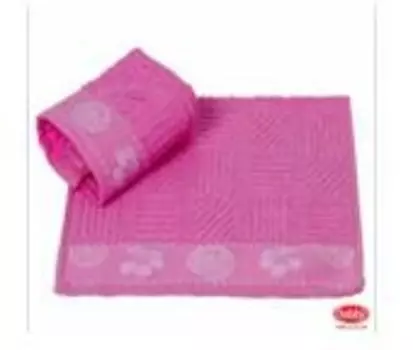 Полотенце махровое 30 x30 meyve bahcesi розовый