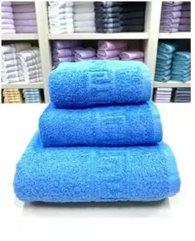 Полотенце махровое 50 х90 синяя аляска