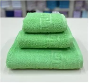 Полотенце махровое 50 х90 зеленая вспышка