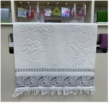 Полотенце махровое 50 x90 биатрис кремовый