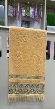 Полотенце махровое 50 x90 биатрис желтый