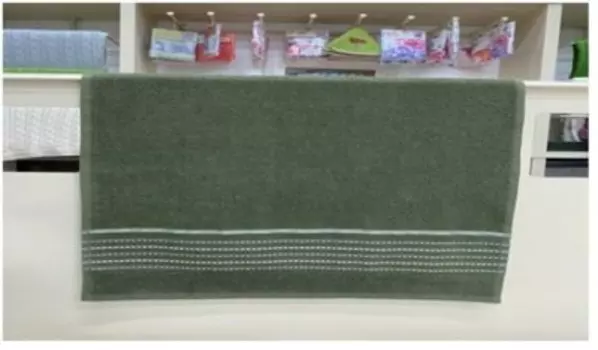 Полотенце махровое 50 x90 спорт хаки