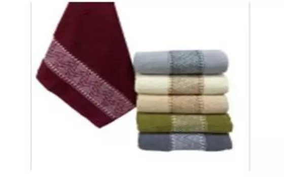 Полотенце махровое 70 х140 см зигзаг