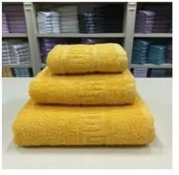 Полотенце махровое 70 х140 спелый банан