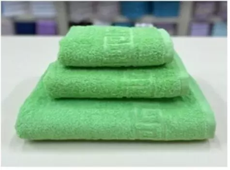 Полотенце махровое 70 х140 зеленая вспышка