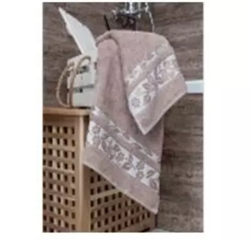 Полотенце махровое 70х140 бамбук бежевый