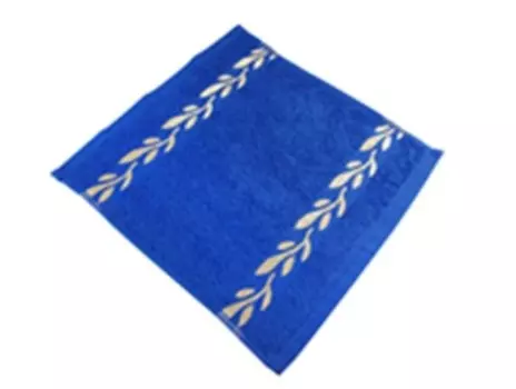 Полотенце махровое диана 30*30 см синий