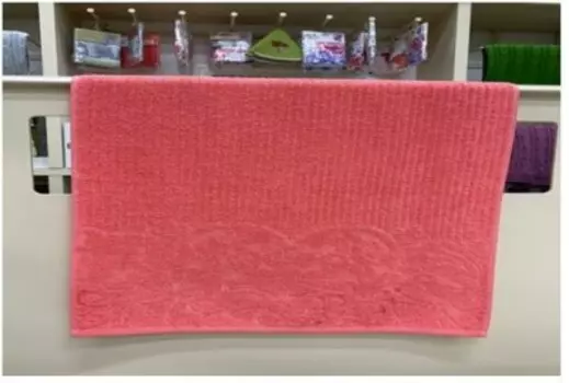 Полотенце махровое кассандра70 x140 коралловый