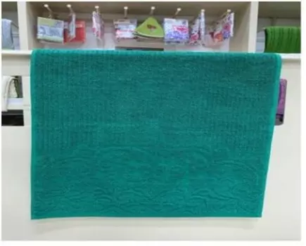 Полотенце махровое кассандра 50 х90 изумрудный