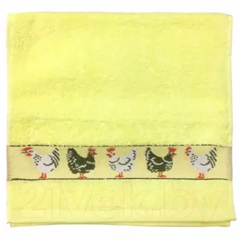 Полотенце махровое курочки 024 30 х60