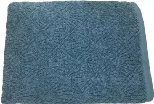 Полотенце махровое руазан 70*130 см бирюза