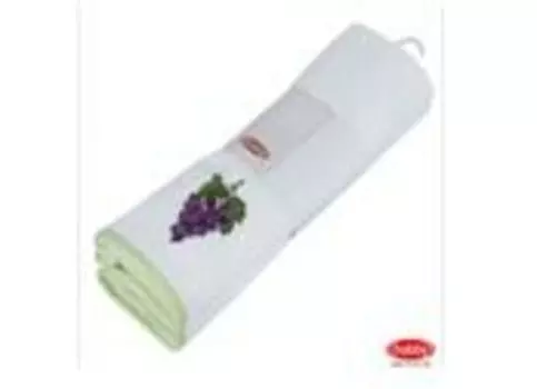 Полотенце махровое в упаковке 40 x60*2 candy зелёный белый