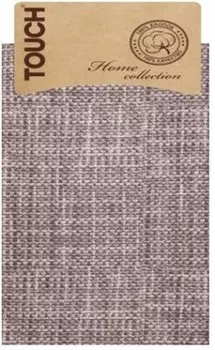 Полотенце рогожка 48*60 пестроткань шоколад на хангере