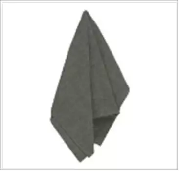 Полотенце рогожка венге 45*60 см темно-серый 775071