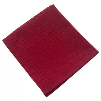 Полотенце сальвадор вафельное 35*60 бордовый