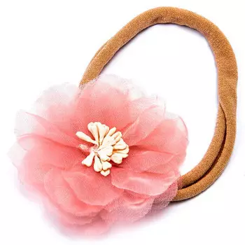 Повязка для волос пыльная роза 1071