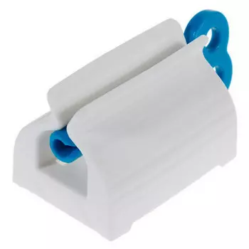 Пресс для зубной пасты Мультидом ключик бело-голубой vl34-73