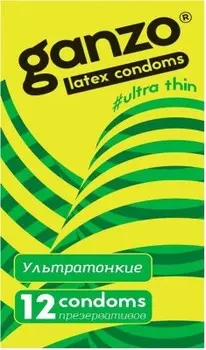 Презервативы ганзо 12 шт ультратонкие