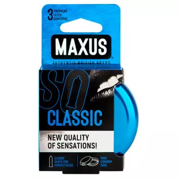 Презервативы MAXUS 3шт классик