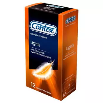 Презервативы Сontex 12шт Lights особо тонкие