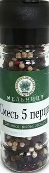 Приправа волшебное дерево 55 г смесь 5 перцев мельница