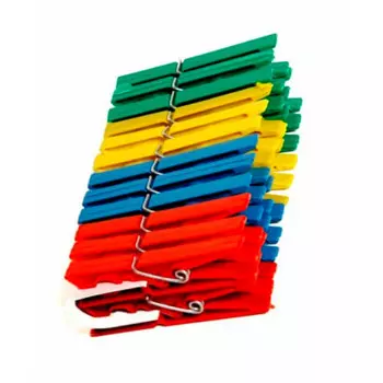 Прищепки для белья 24 шт рыжий кот пластиковые reg-p-s/24