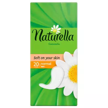 Прокладки ежедневные натурелла 20 шт нормал ромашка