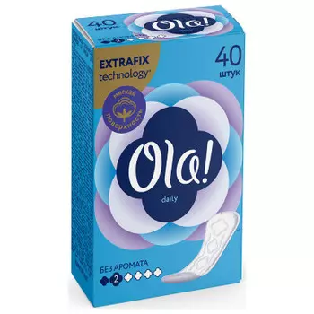 Прокладки ежедневные Ola 40 шт дейли