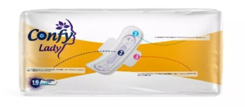 Прокладки конфи леди 16 шт классик лонг
