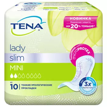 Прокладки урологические тена леди мини 10 шт