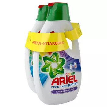 Промо гель-концентрат Ariel 2*1,95л Color