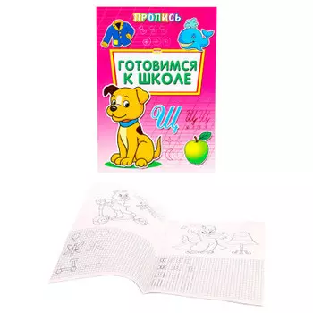 Пропись-раскрасска Проф-Пресс Готовимся к школе 8л а4 пр-6508
