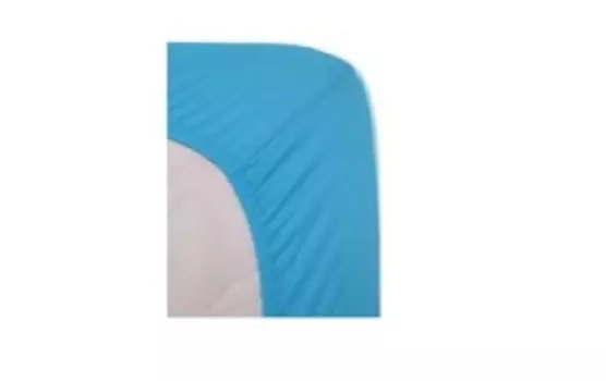 Простыня на резинке бирюзовый 180*200