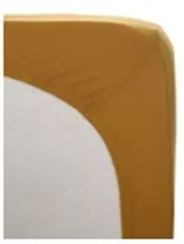 Простыня на резинке кулирка отк 08/12 горчичный 120*200*20