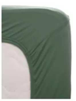 Простыня на резинке кулирка отк 09/12 хаки 120*200*20