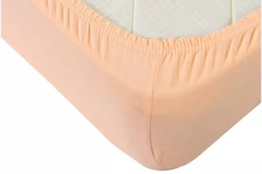 Простыня на резинке мятный 160*200