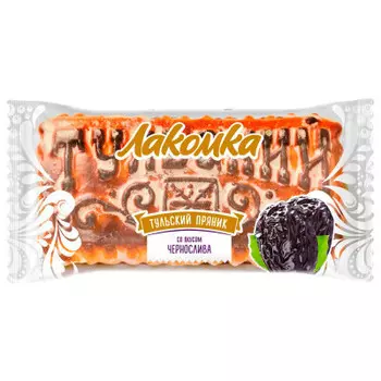 Пряник тульский лакомка 140г чернослив