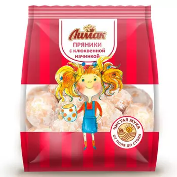 Пряники дивный сказ 250г с клюквенной начинкой липецкхлебмакаронпром