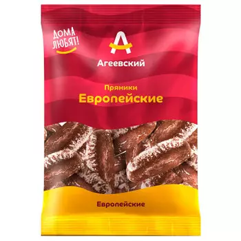 Пряники европейские 400 г агеевский кки
